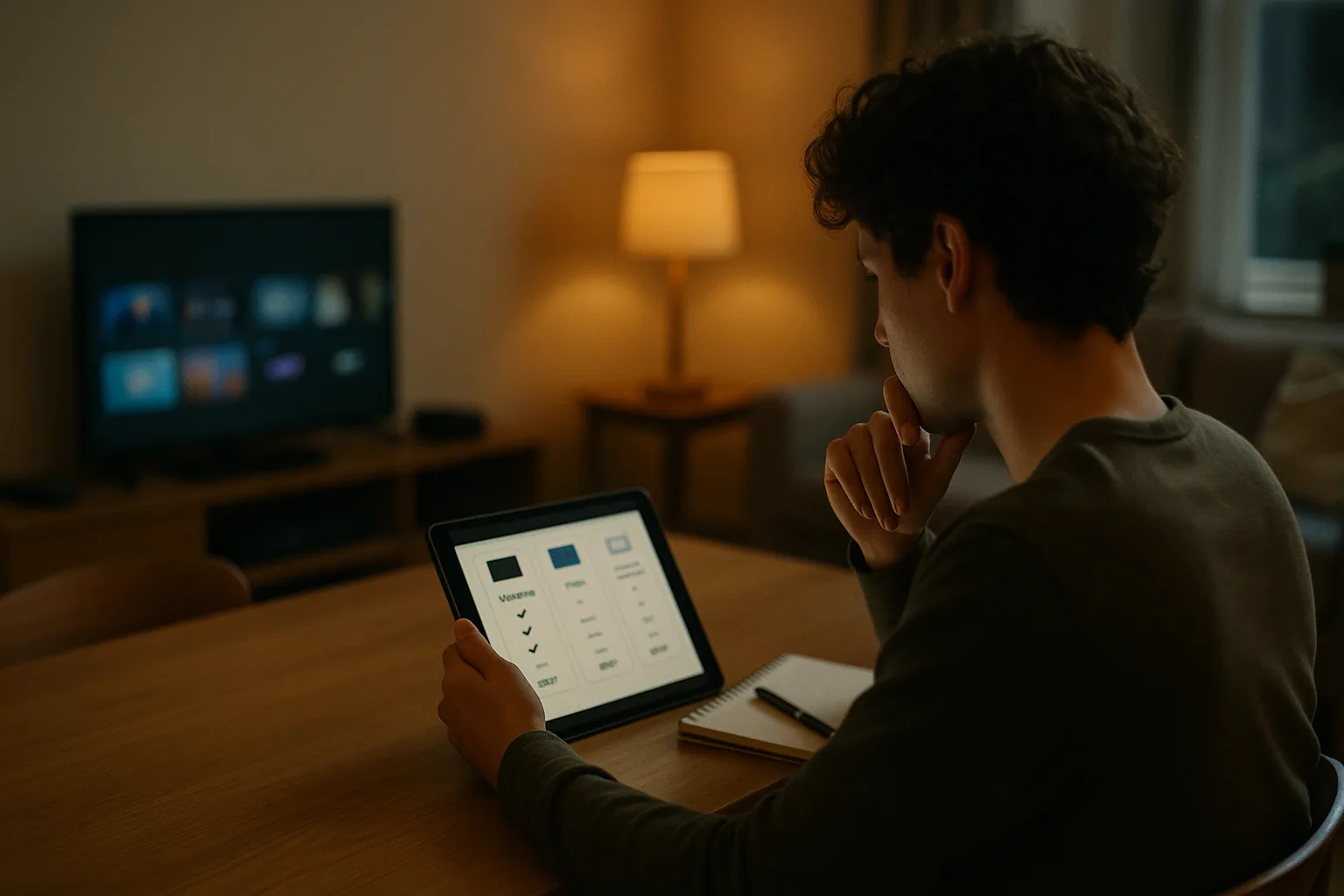 Comparing cheap IPTV subscription options at home before buying