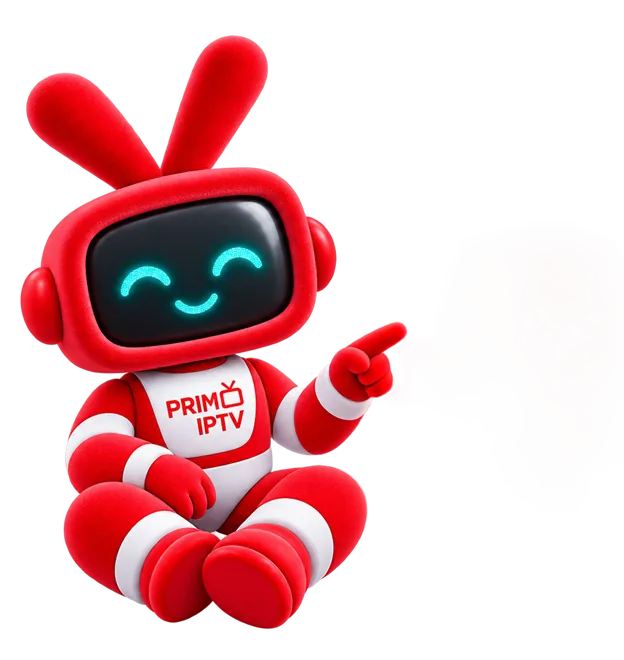 PrimoTV mascot pointing at the login details
